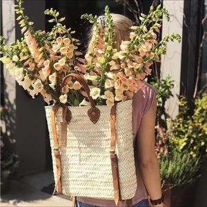 French Baskets Straw Backpack